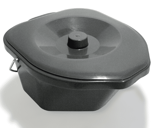 Toiletteneimer RS3 für Toilettenstuhl 9062 grau