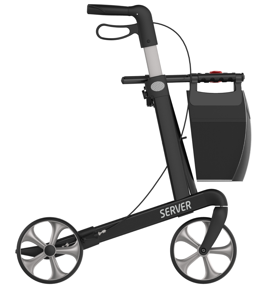 Server Komfort Leichtgewicht Rollator