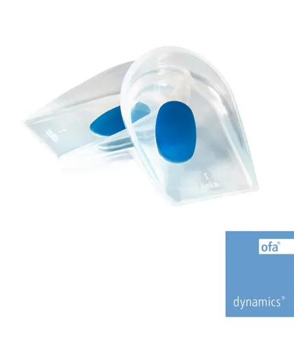Fersenkissen Dynamics transparent/blau (Paar)