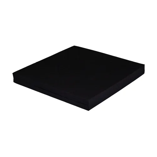 Sitzkissen Höhe: 5 cm, PU-Schaumstoff, inkl. schwarzem Baumwollbezug