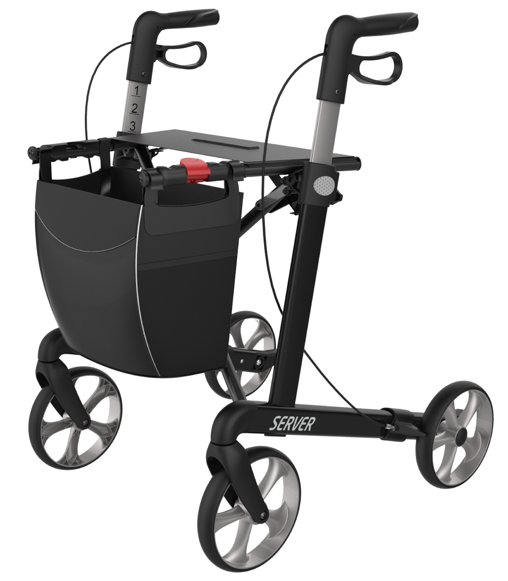 Server Komfort Leichtgewicht Rollator
