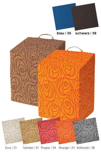 Sitzkeil- und Stufenwürfel Sitty Basic 40 x 35 x 55/48 cm