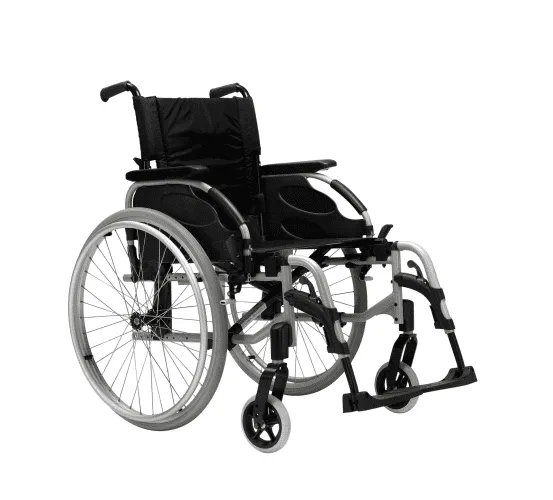 Rollstuhl Action 2 NG mit Armlehne desk silbergrau