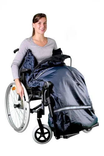 Schlupfsack ROLKO-THERMO Fleece/Nylon blau