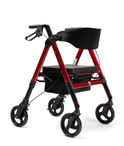 Schwerlast-Rollator Goliat mit Sitz-und Rückenstütze
