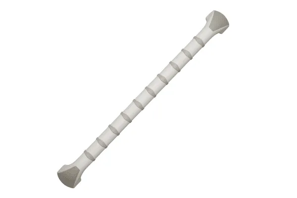 Kunststoff Wandhaltegriff Handy gerade weiß-grau