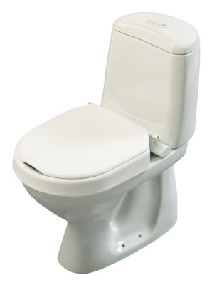 Etac Hi-Loo Toilettensitzerhöhung fest, Mit Deckel - 6cm