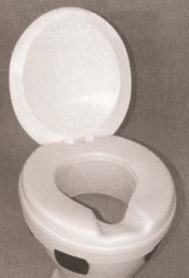 Ato Form Toilettensitzerhöhung CLIPPER III mit Deckel 10cm