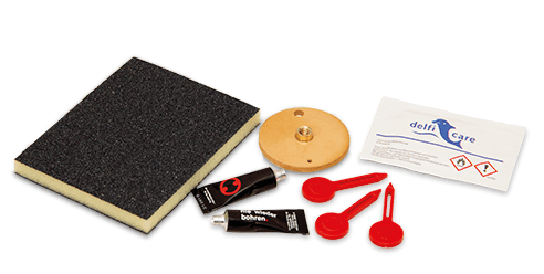 Klebeadapter für Haltegriff varioplus, inklusive Kleber und Reinigungstuch