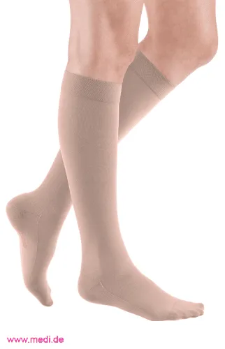 mediven comfort Kompressionsstrumpf AD kurz, Kl.2, cashmere