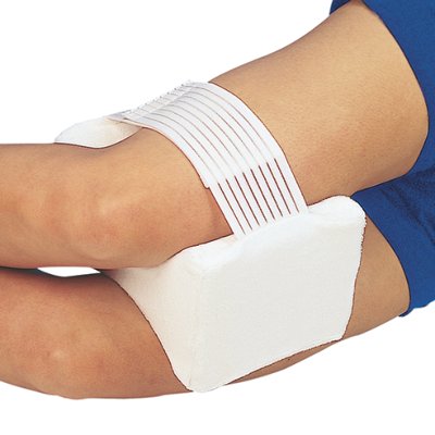 Kniekissen mit Frotteebezug