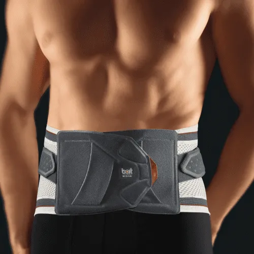 Bort Rückenbandage select Stabilo, ohne Pelotte, silber