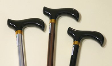 Leichtmetall-Krankenstock Derbygriff