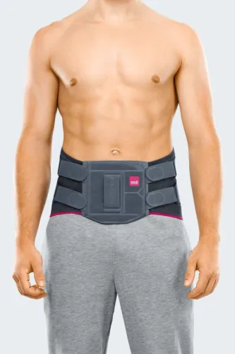 Lumbalstützorthese Lumbamed facet, silber