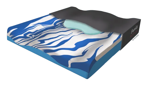 Anti-Dekubitus-Therapie-Sitzkissen GELSEAT, blau