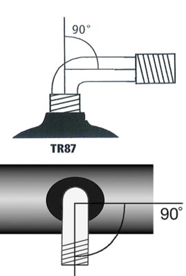 Schlauch 3.00-4(260x85)TR87 AV 90/90°