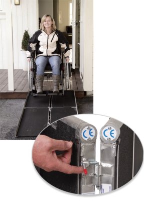 Rollstuhlrampe faltbar