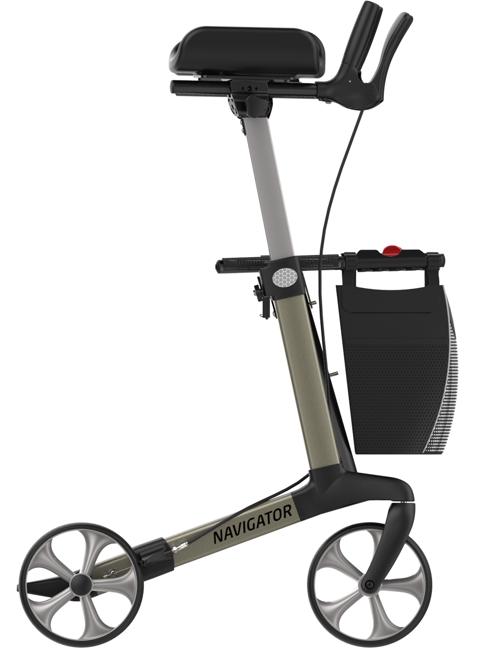 Navigator Arthritis Rollator mit festen Unterarmauflagen